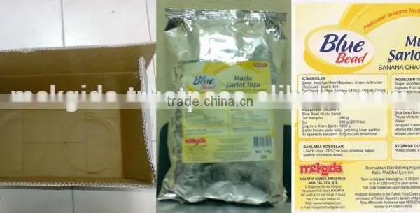 Blue Bead Charlotte, Mousse Powder To Prepare Cake And Pastries (Banana) photo-4