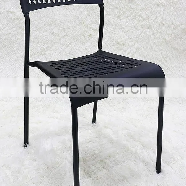 Cheap Modern Stacking Plastic Chair/PP Adde Chair/Steel Pipe Chair photo-6