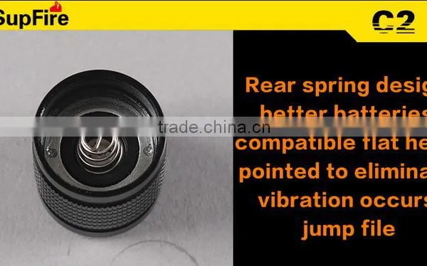Supfire c2 Eco-friendly Aluminium Military Flashlight photo-5