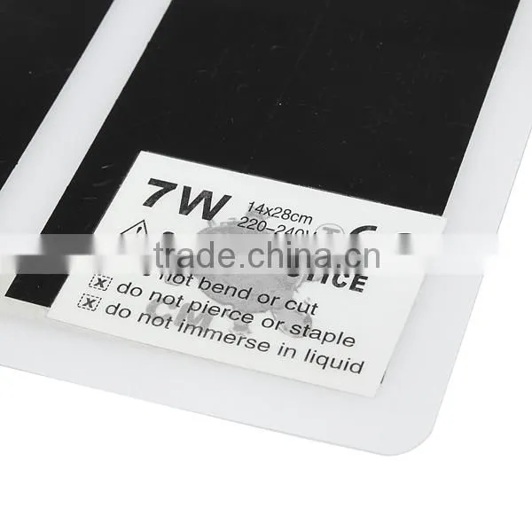 High Quality 7W 15*28CM 220v U.S. Regulations Adjustable Temperature Reptile Pet Heating Heater Warmer Bed Mat Pad Amphibians photo-3
