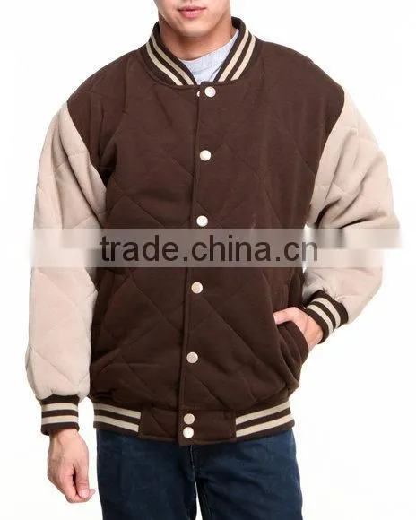 Customized Cotton Fleece Varsity Jacket,custom Pure Cotton Fleece Jacket,fashionwear Cotton Fleece Jacket photo-6