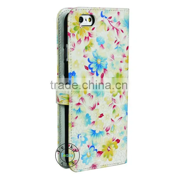 High Quality Wallet Case for IPhone6,for IPhone6 Flower Case photo-4