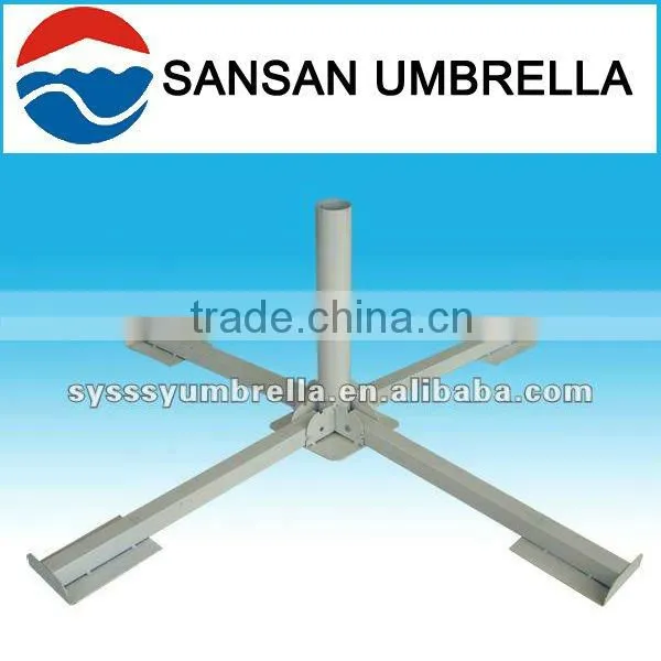 Four Legs Iron Umbrella Base for 22mm or 32mm