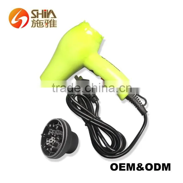 Quiet Travel Size Usb Hotel Mini Hair Dryer With Diffuser Comb Blow Dryer for Car photo-6