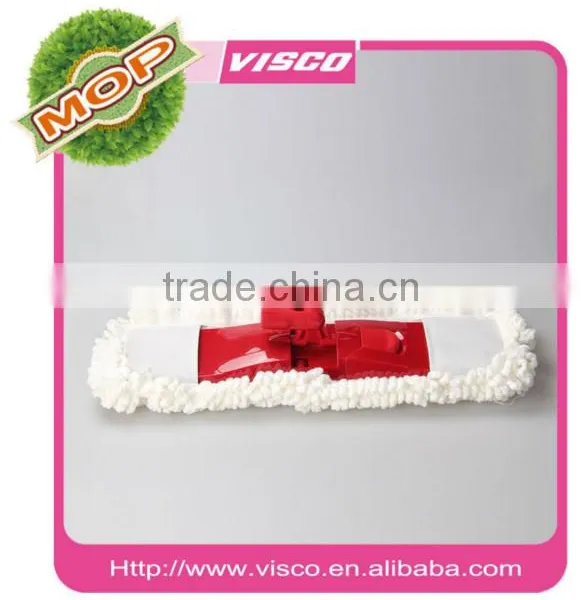Quickly Dry Micro Fiber and ABS Flat 45 cm Lobby Mop With ss Telescopic Pole photo-4