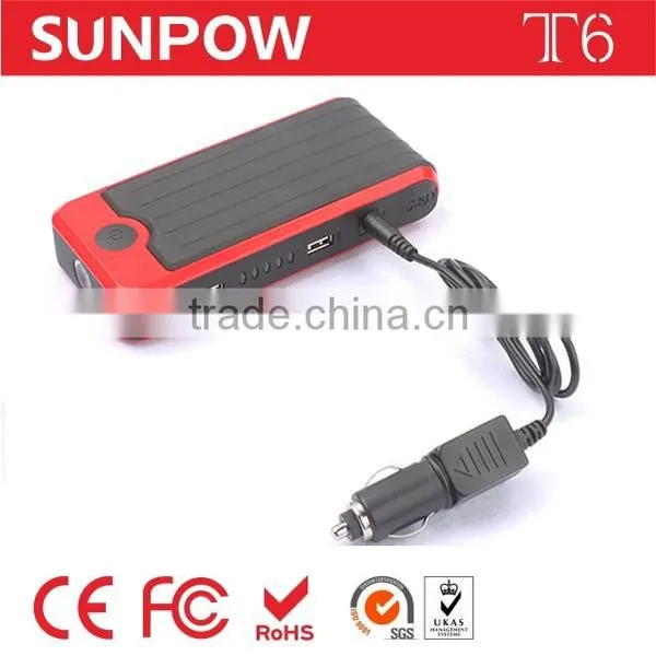 SUNPOW Portable Power Bank 12v Dual Usb Car Charger Jump Starter photo-5