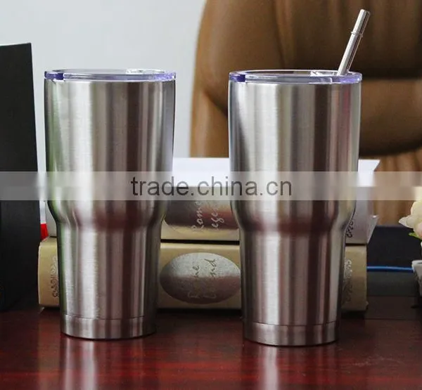 30Oz Double Wall Insulated Vaccum Bottle Stainless Steel Tumbler With Slide Lid Quality Choice