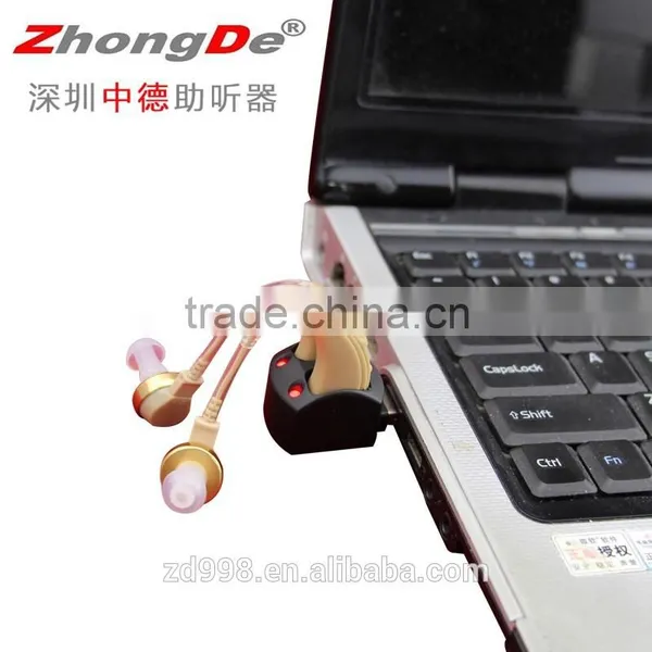 Double Ear Rechargeable Chargableunit External Hearing Aid photo-2