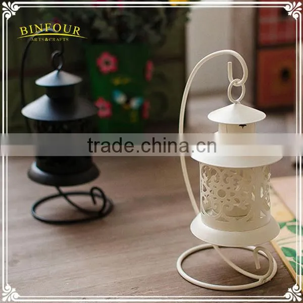 Wholesale Metal Lantern Candle Holder Hanging Home Decorations photo-6