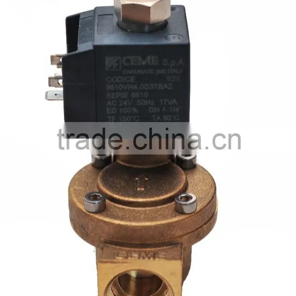 CEME 220V Atlas Copco Air Compressor Solenoid Valve 1/2 Inch Normally Open photo-3