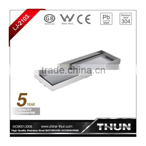 Modern Style Brushed Surface Treatment Bathroom Accessories Squareness Towel Ring photo-6