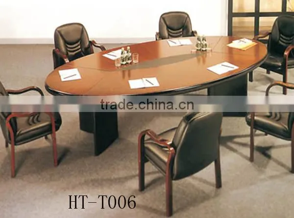 Hot sale unfolding conference table /solid wood meeting desk/modern round conference desk