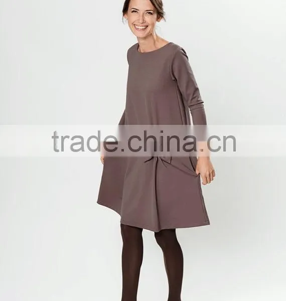 Trendy Dress Dark Brown Dress Special Dress photo-3