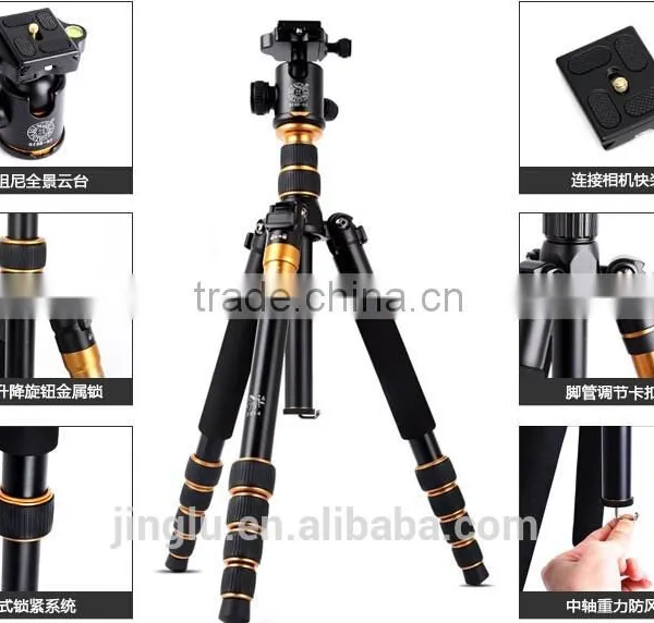 QZSD-668 Portable Lightweight Camera Tripod Monopod photo-2