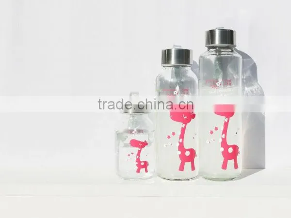 Manufactoring Hot Sale Water Glass Bottle Unbreakable Glass Bottles photo-3