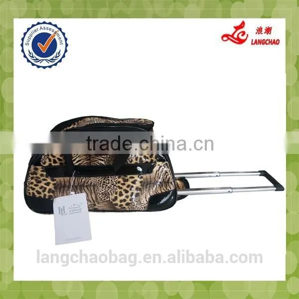 China Supplier New Products High Quality Hot Sale Safe Lock Real PushTrolley Silk Lining Duffle Bag photo-3
