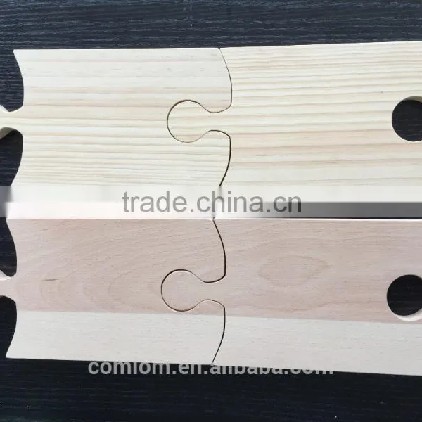 Wooden Puzzle Party Platter/Serving Board Set of 2 photo-2