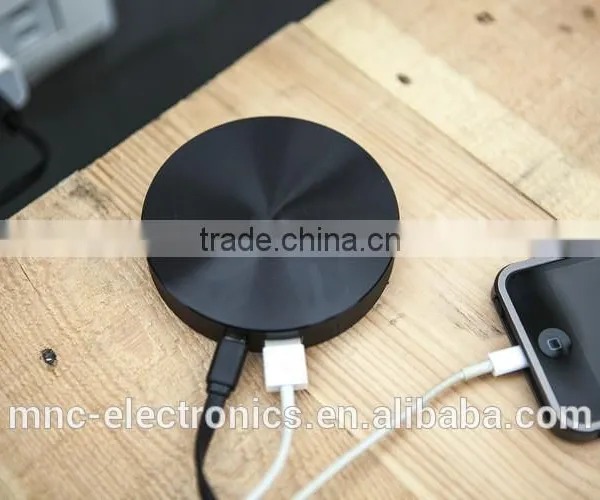 Latest Round CD Shape Design Custom Laser Engraving Logo Portable 6000mah Mobile Power Bank Charger Supplier's Choice photo-6