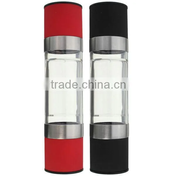 ABS Manual Dual Grind 2 In 1 Salt Pepper Spice Mill Salt & Pepper Grinder photo-2