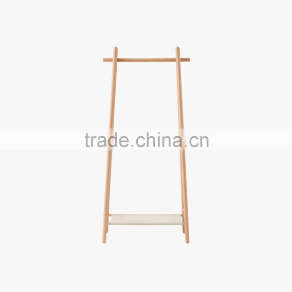 2016 Hanm wooden clothes tree modern clothes hanger simple hallstand