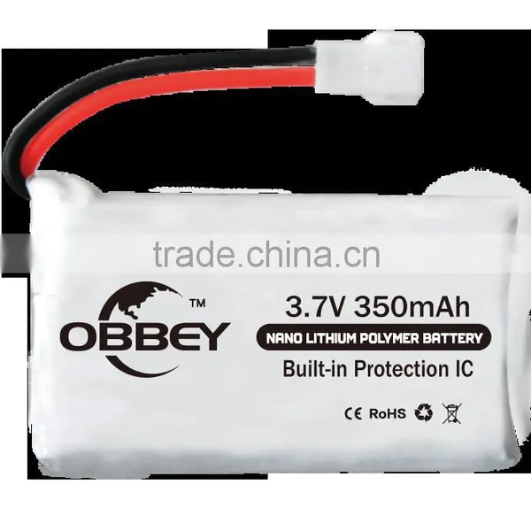 3.7V 350mAh 1S Mini Lipo Battery for RC Drone Most Popular photo-3