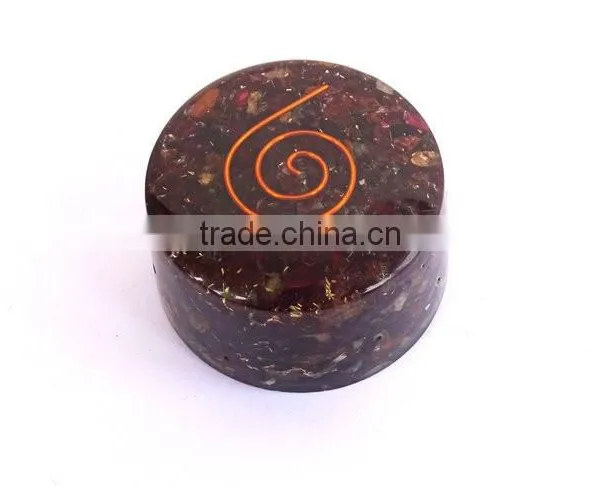 Garnet Orgonite Tower Buster : Energetic Space Protectors photo-3