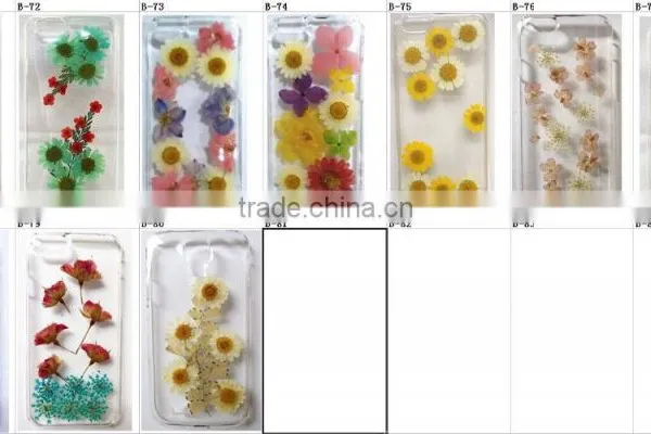 2016 Unique Design Real Flower Phone Cover Tpu Soft Phone Case for Iphone 6 photo-4