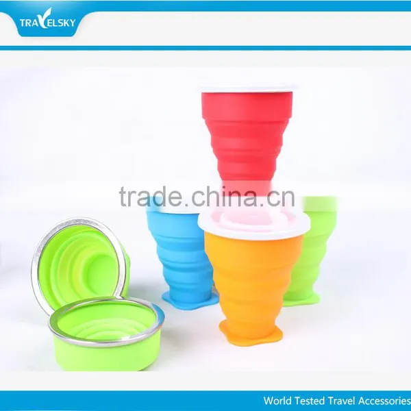 Drinkware Portable Silicone Foldable Cup for Travel photo-5