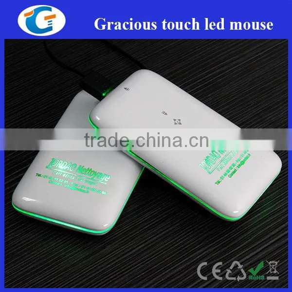 Gracious RoHS Custom LED Logo USB Cable Slim Mouse photo-4