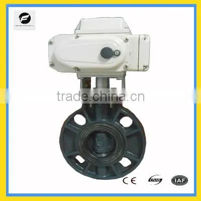 Electrical Motor Ball Valve Actuator UPVC DC12V DC24V AC110V AC220V CTB Series