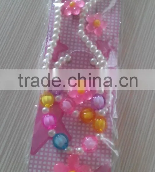 Kid's Necklace Bracelet Ring and Ear Clip Jewelry Set photo-2