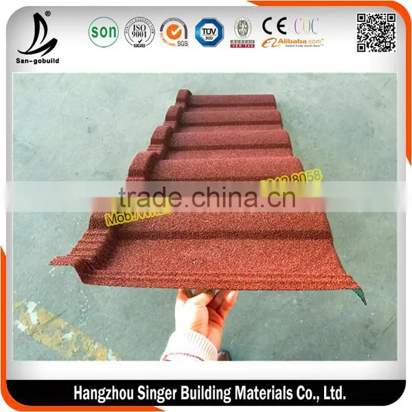 SGB Roman Stone Coated Steel Roofing Tile photo-3