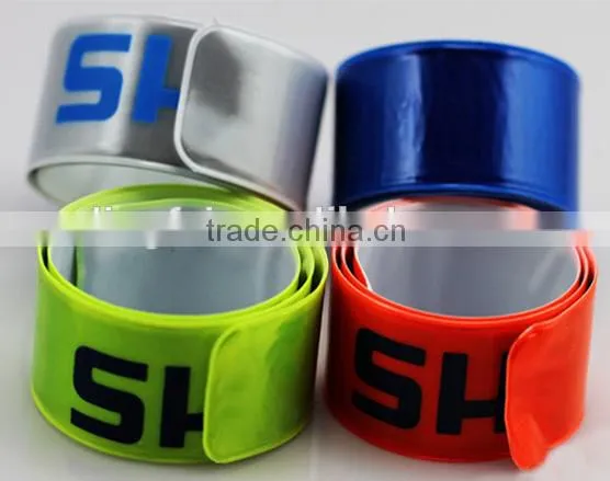 Hip Belt Beam Riding Warning Zone Kids Slap Band Bracelet Reflector Bands photo-3