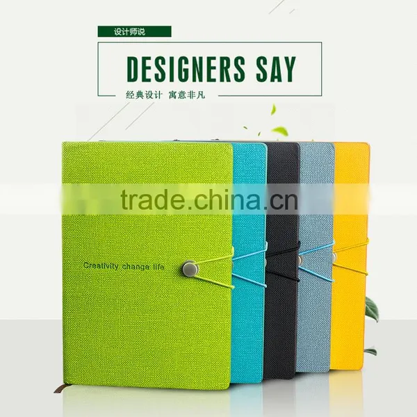 Discolor pu Leather Notebook