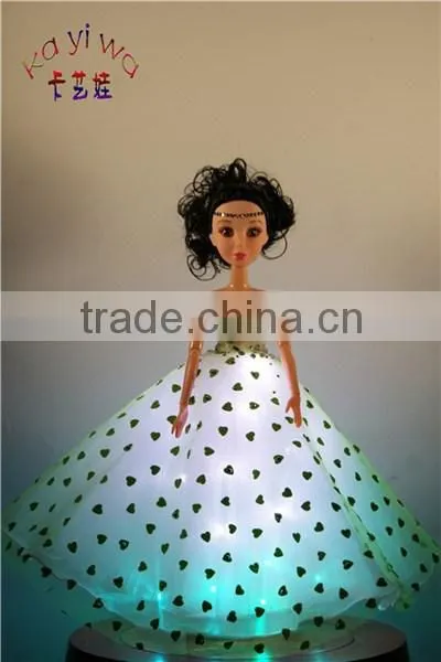 Promotion Party Items / Luminous Wedding Decoration Dolls for Couples