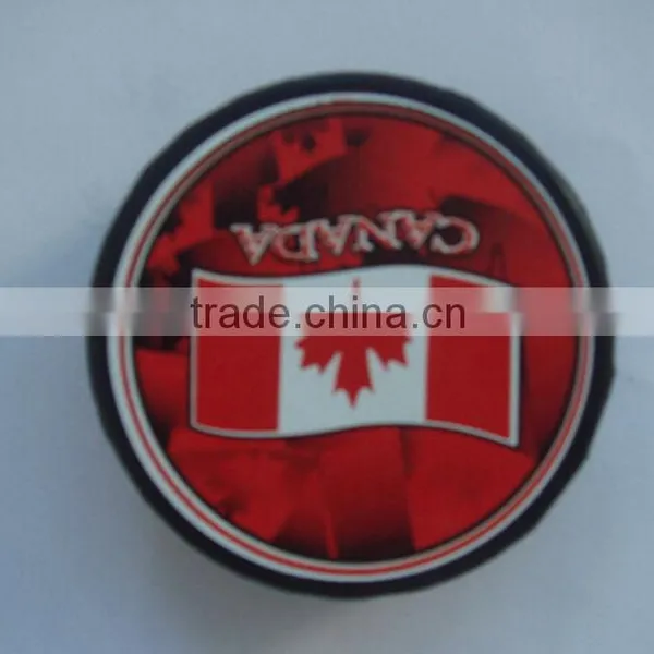 Hot Selling Promotion Printed Rubber Hockey Pucks photo-4
