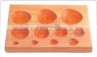 Wood Dapping Block Punch Set for Jewellary Making Tools photo-5