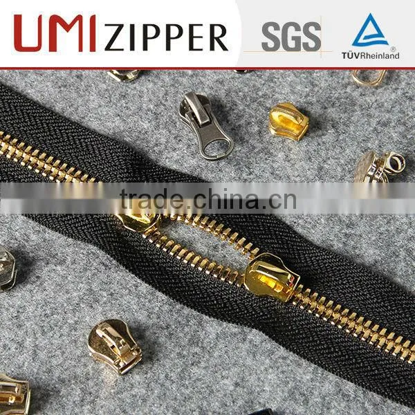 1 pc 45 cm Size 8 Corn Teeth in White Fabric Double Slider Zipper Close End Quality Choice photo-3