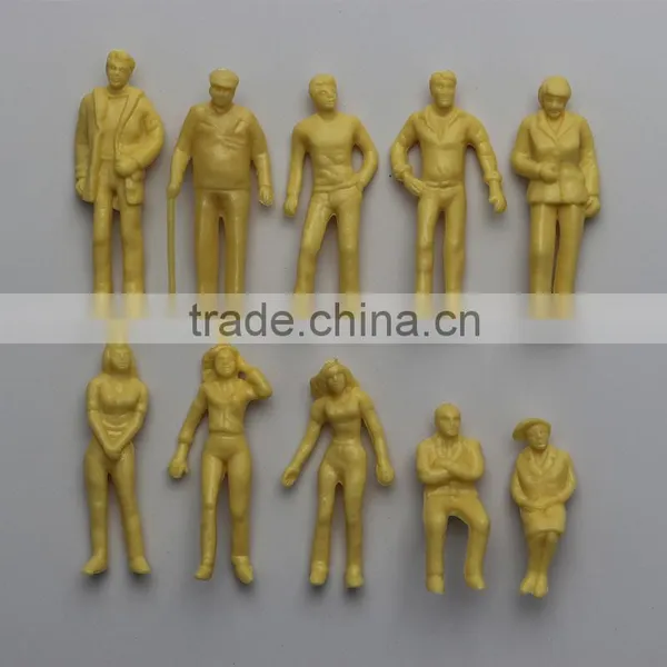 Skin Color Lifelike Plastic Small Human Model in Different Scale Model People Natural