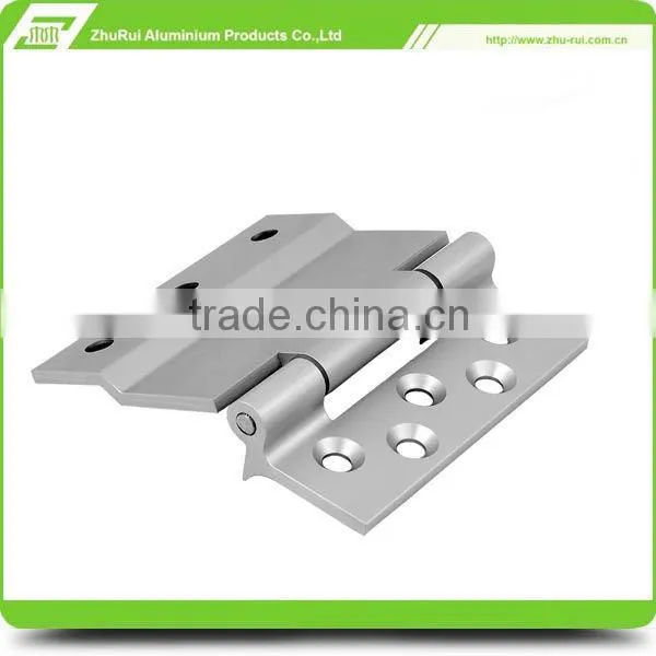 Anodized Silver Aluminum Glass Door Window Furniture Hinges/die Casting Aluminum Furniture Hinges photo-5