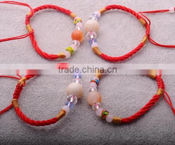>>>2016 High Quality Fashion Stone Beads Red Rope Kids Women Men Bracelets&bangles/ photo-3