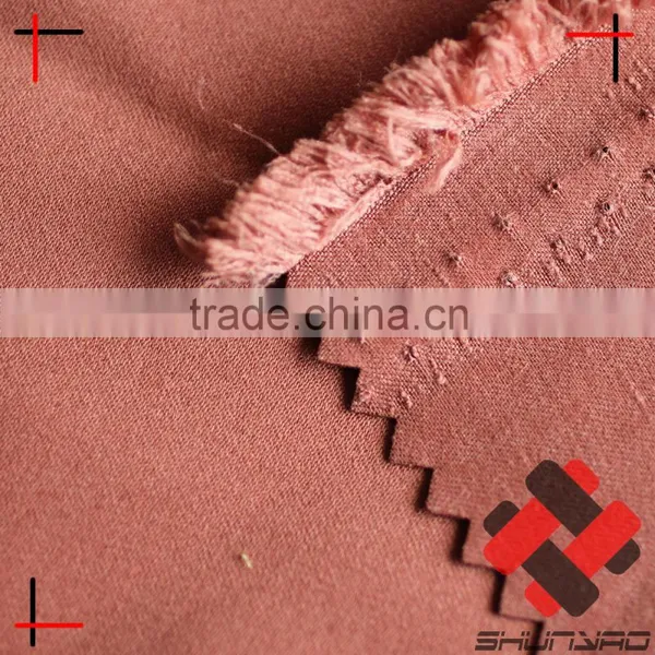 Nylon/Polyester High Quality Heavy Moss Microfiber Peach Skin for Winter Jacket photo-3