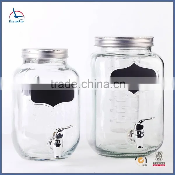 Eco-friendly High Quality Glass Dispenser Glass Jar With Tap photo-6