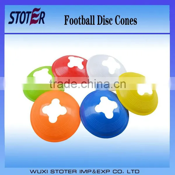 2015 New Design Round Disc Cones/football Traffic Cones/colorful Disc Cones