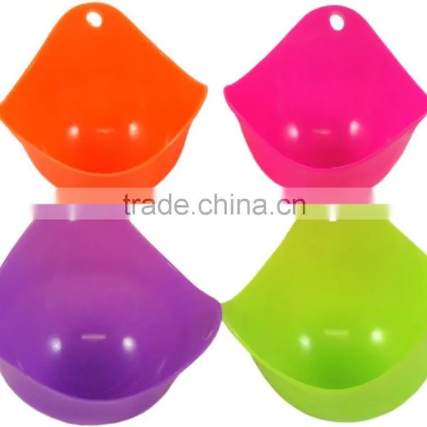 FDA Food Grade Silicone Egg Cookware Cup Cooker Easy Use Silicone Egg Poacher photo-6