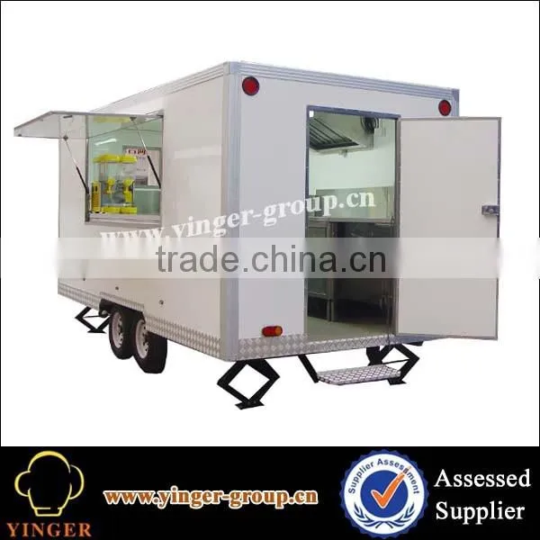 Mobile Fast Food Kiosk Catering Trailer Cart Sales photo-3
