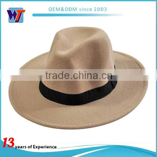 Classic Imported Wool Fedora Hats Mountain Man Felt Hat photo-3