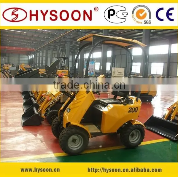 China HYSOON HY200 Articulated Mini Wheel Loader photo-3