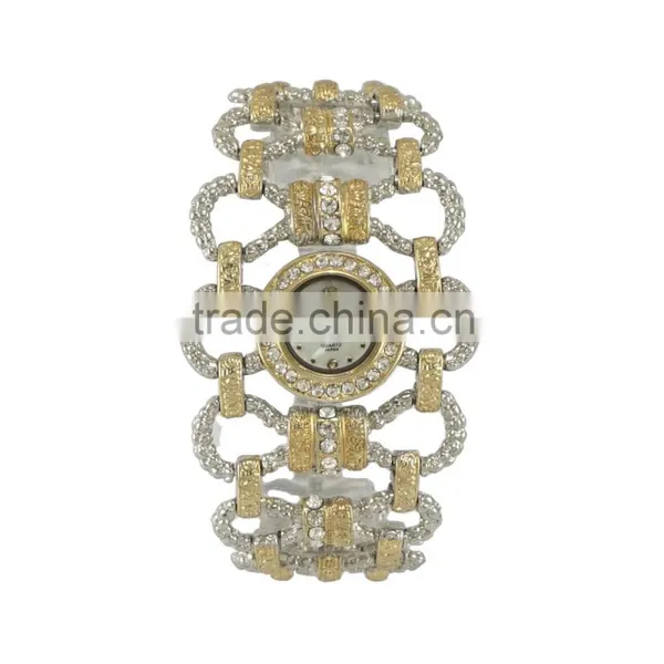New Model Unique Fashion Ladies Dress Wide Band Alloy Quartz With Japan Quartz Watch photo-3