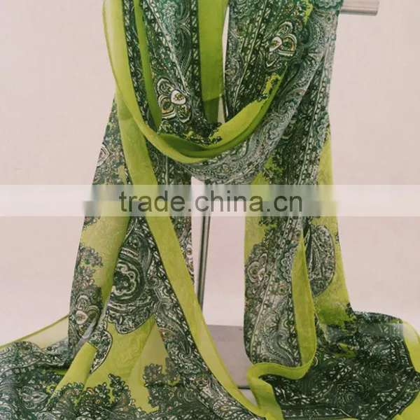 New Style Women Fashion Long Soft Scarf Chiffon Scarf Wrap Shawl Stole Scarves photo-4